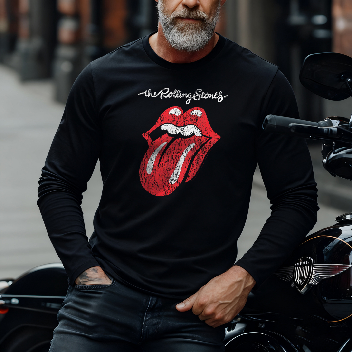 The Rolling Stones Printed Long Sleeve T-Shirt