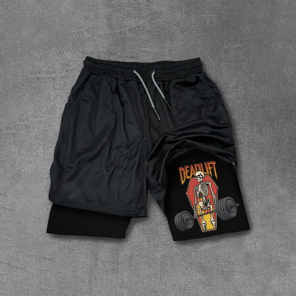 deadlift skeleton Performance Training Shorts