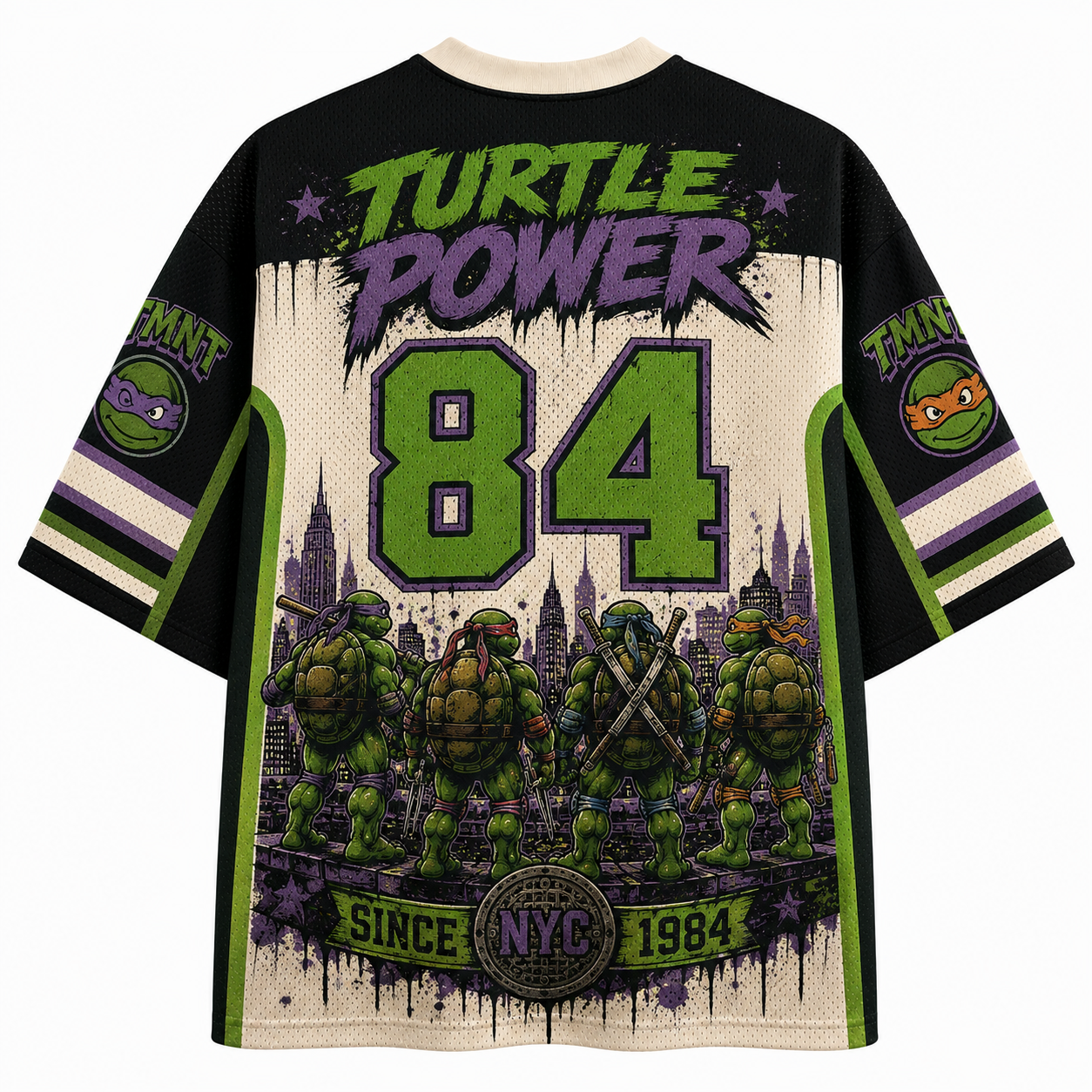 HEROES IN A HALF SHELL Jersey T‑Shirt