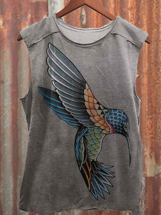 Hummingbird Art Unisex Classic Tank Top