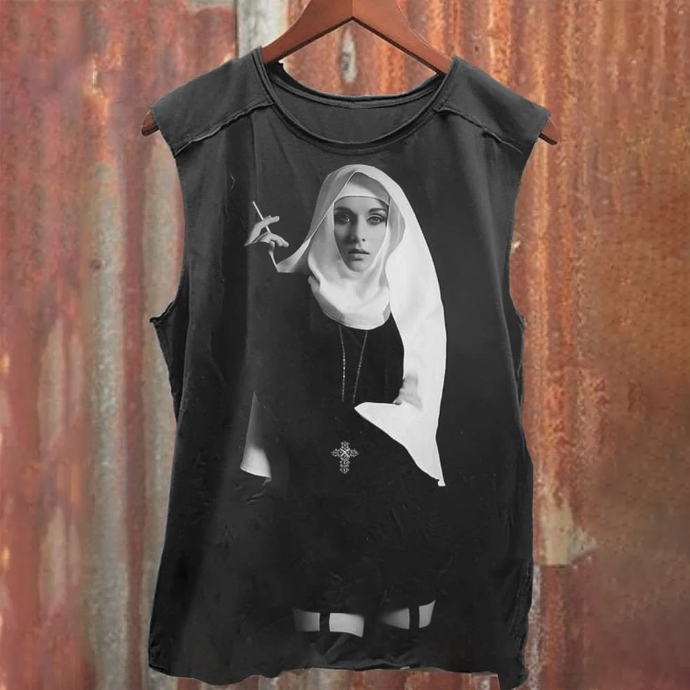 Pretty Nun Smoking T-Shirt