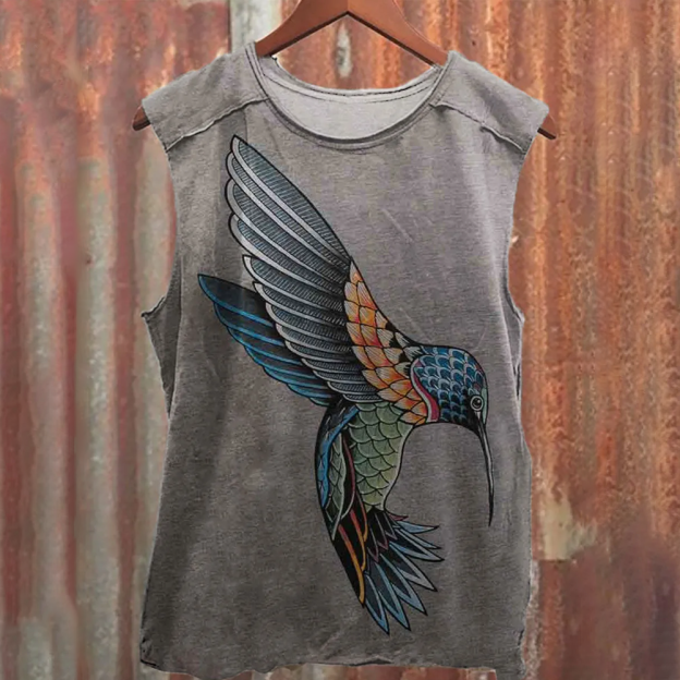 Hummingbird Art Unisex Classic Tank Top