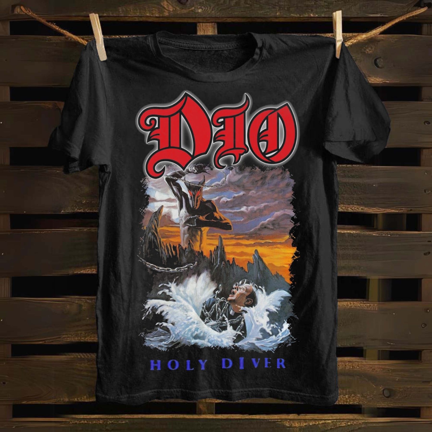 Cotton Dio Band - Holy Diver T-shirt