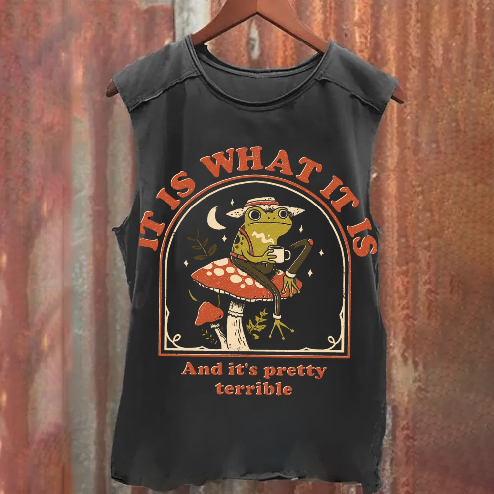 Unisex Retro Humor Tank Top