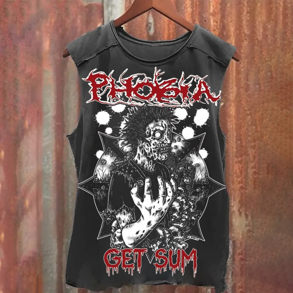 Unisex Vintage Phobia Get Sum  Tank Top