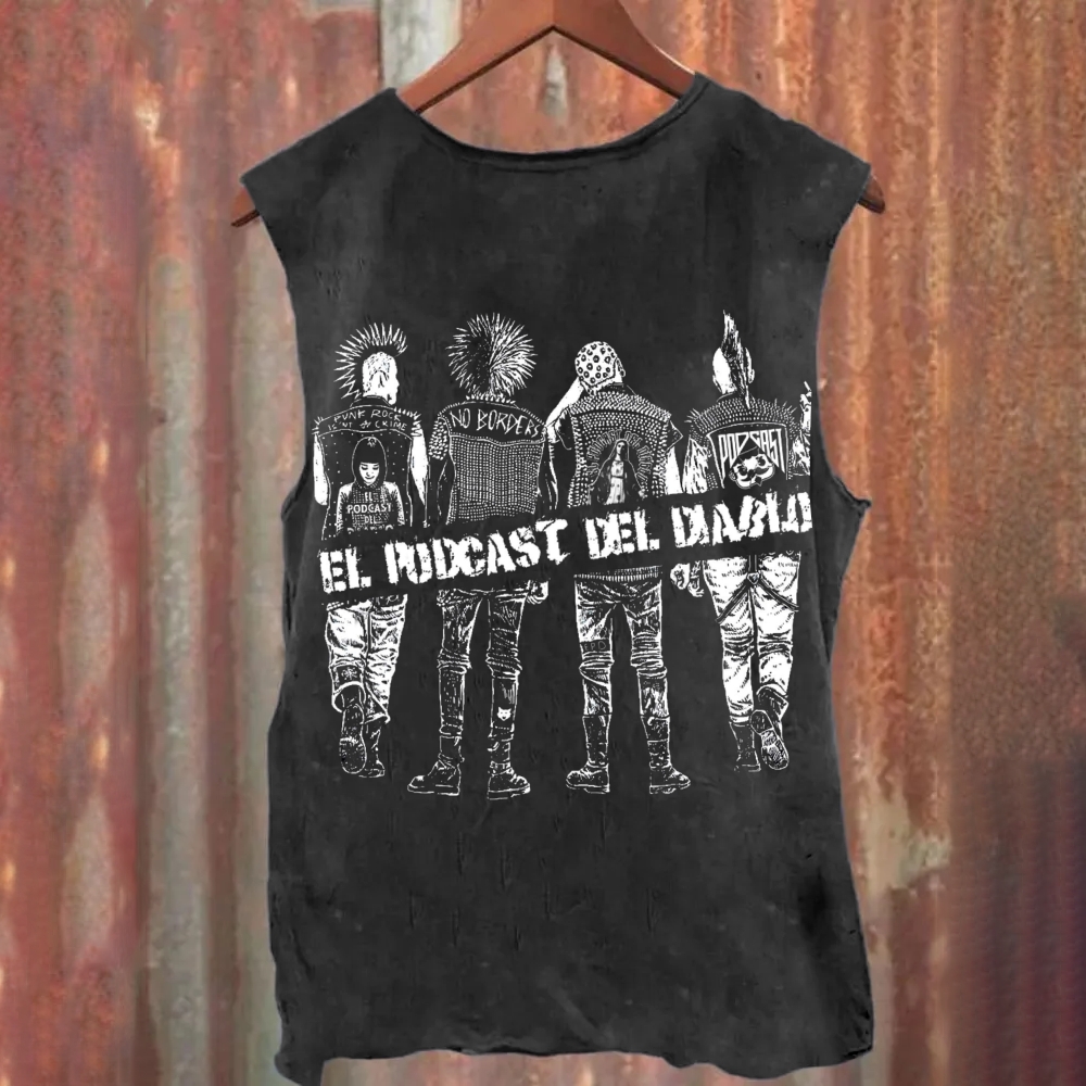 Unisex Vintage Punk Tank Top
