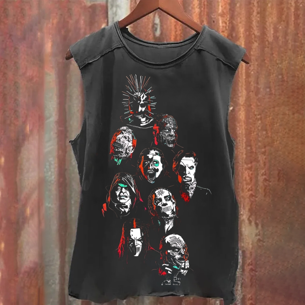 Unisex Vintage Slipknot  poster Tank Top