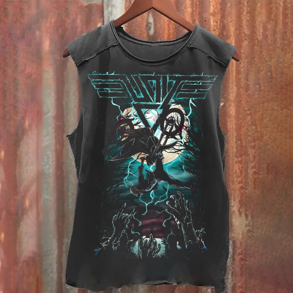 Unisex Vintage Night rider Tank Top