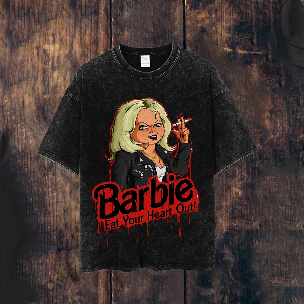 Unisex Casual Barbie- Eat your heart out Printed T-shirt