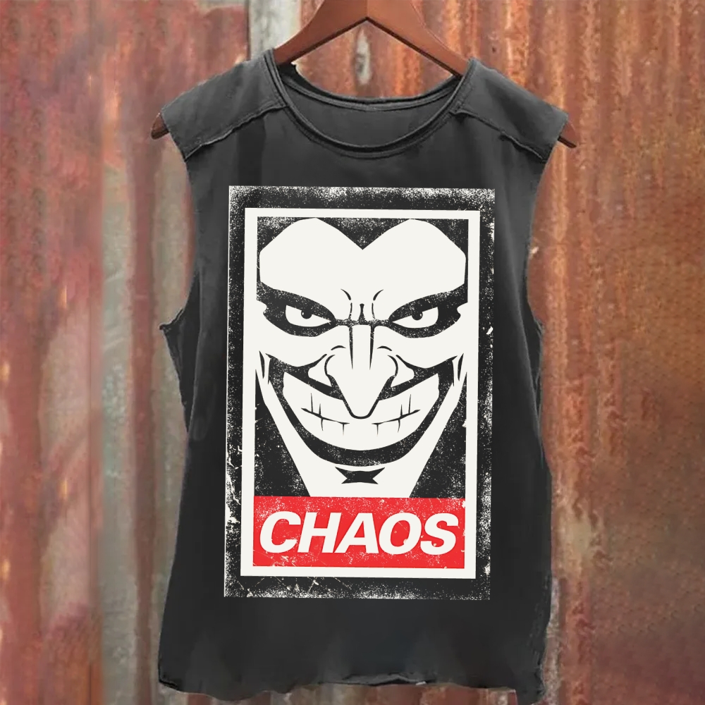 Unisex Vintage The Joker Chaos Tank Top