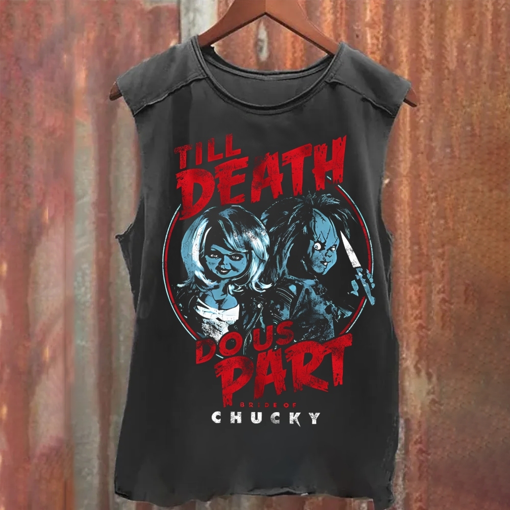 Unisex Vintage Chucky and Tiffany Tank Top