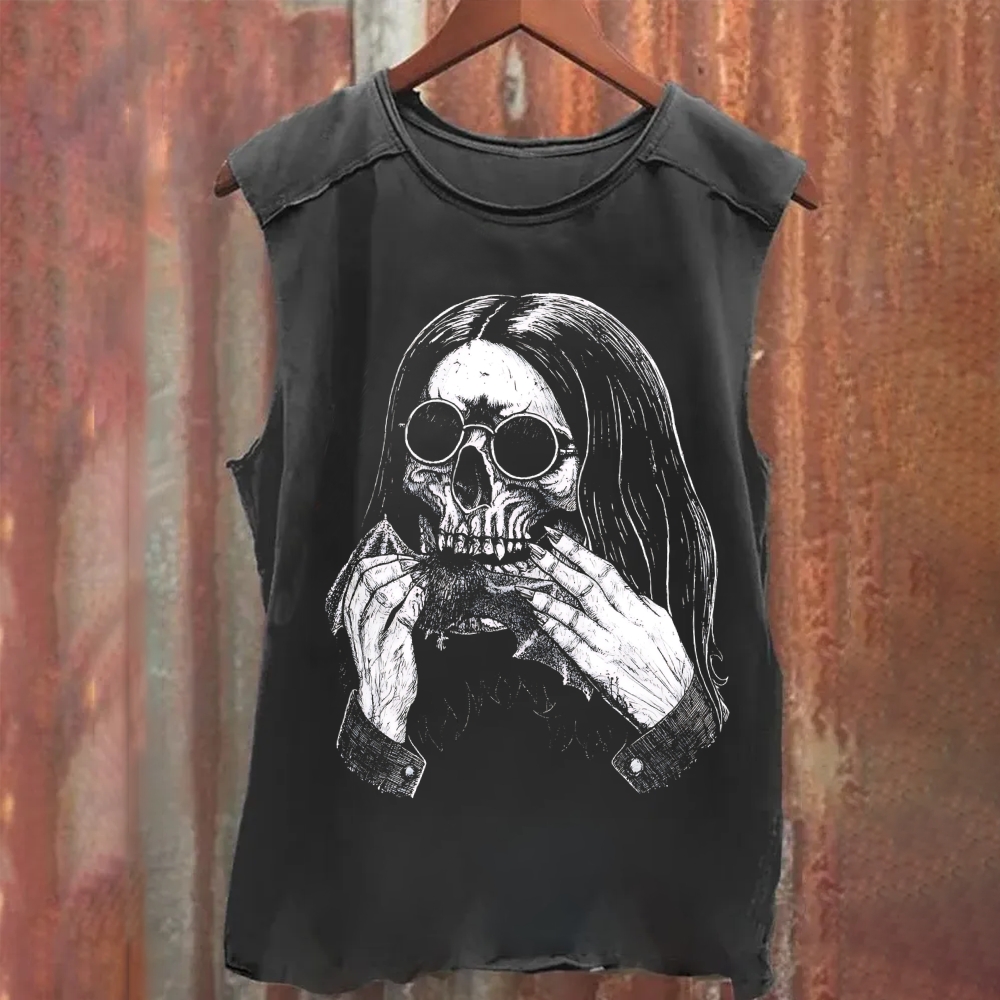 Unisex Vintage Washed Ozzy Osbourne Tank Top