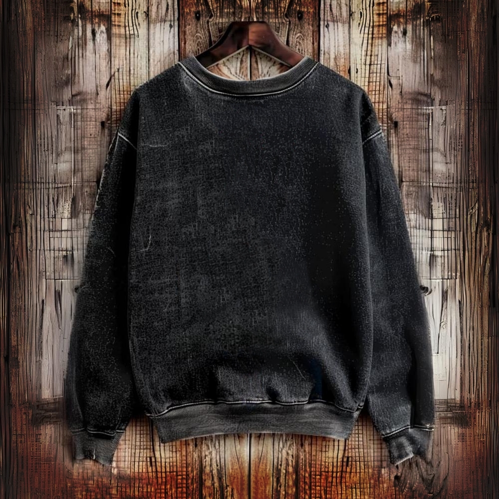 Unisex Vintage Washed Goosebumps Horror Movie Sweatshirt