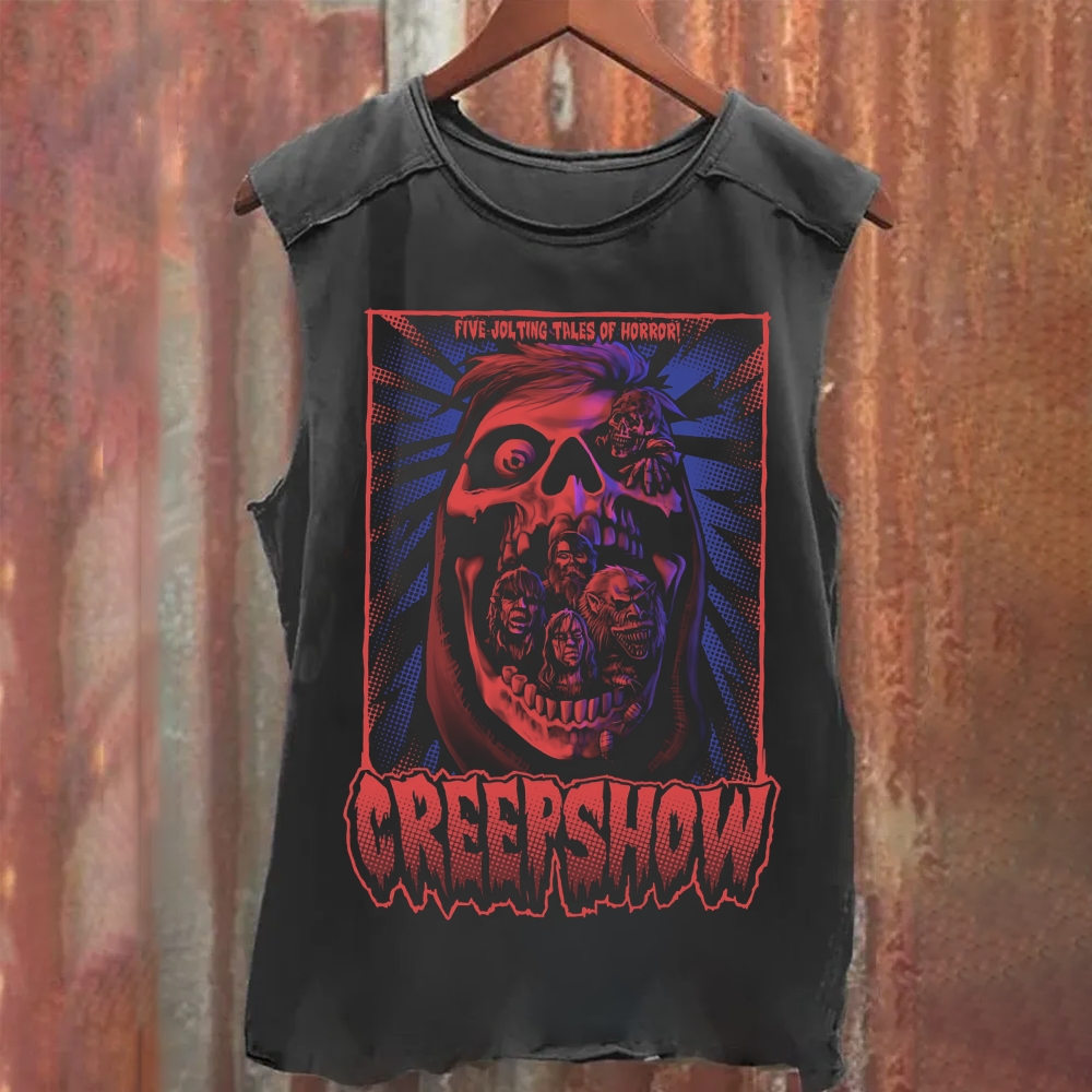 Unisex Vintage Washed   Creepshow  Tank Top