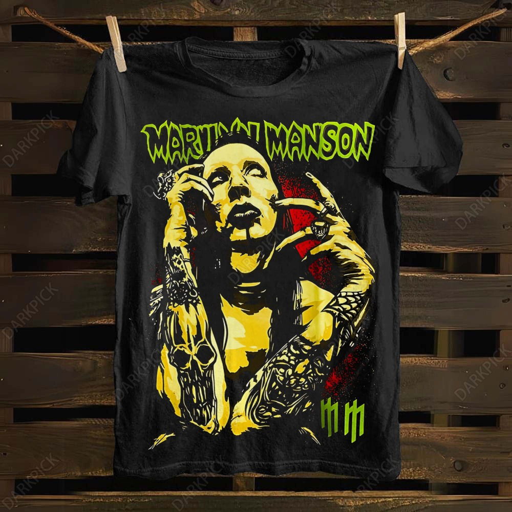 Unisex cotton Marilyn Manson T-shirt