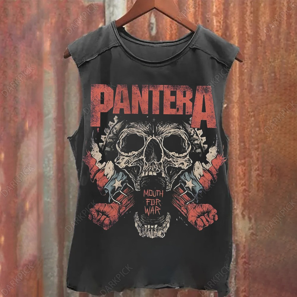 Unisex Vintage Washed   Pantera Tank Top