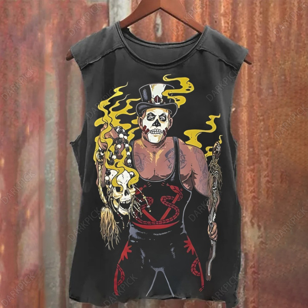 Unisex Vintage Washed WWE Tank Top