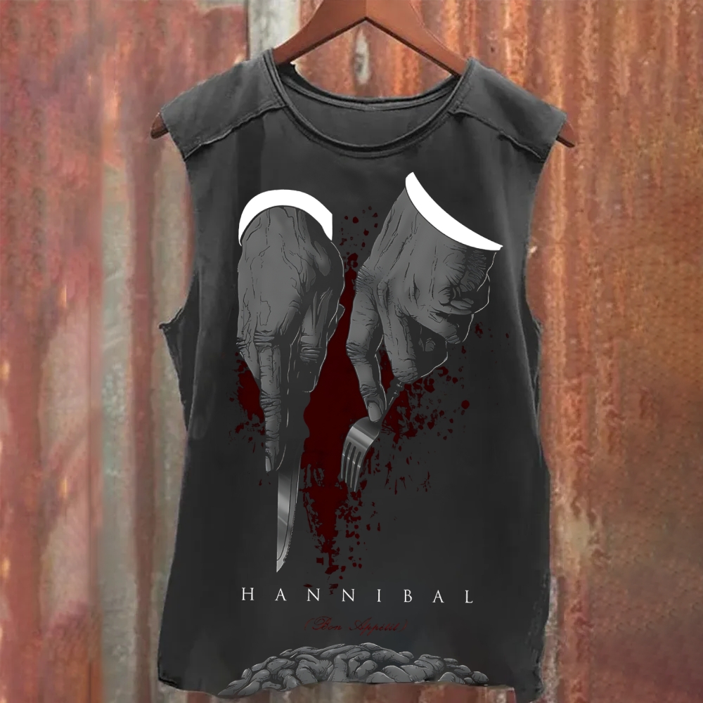Unisex Vintage Washed Hannibal Tank Top