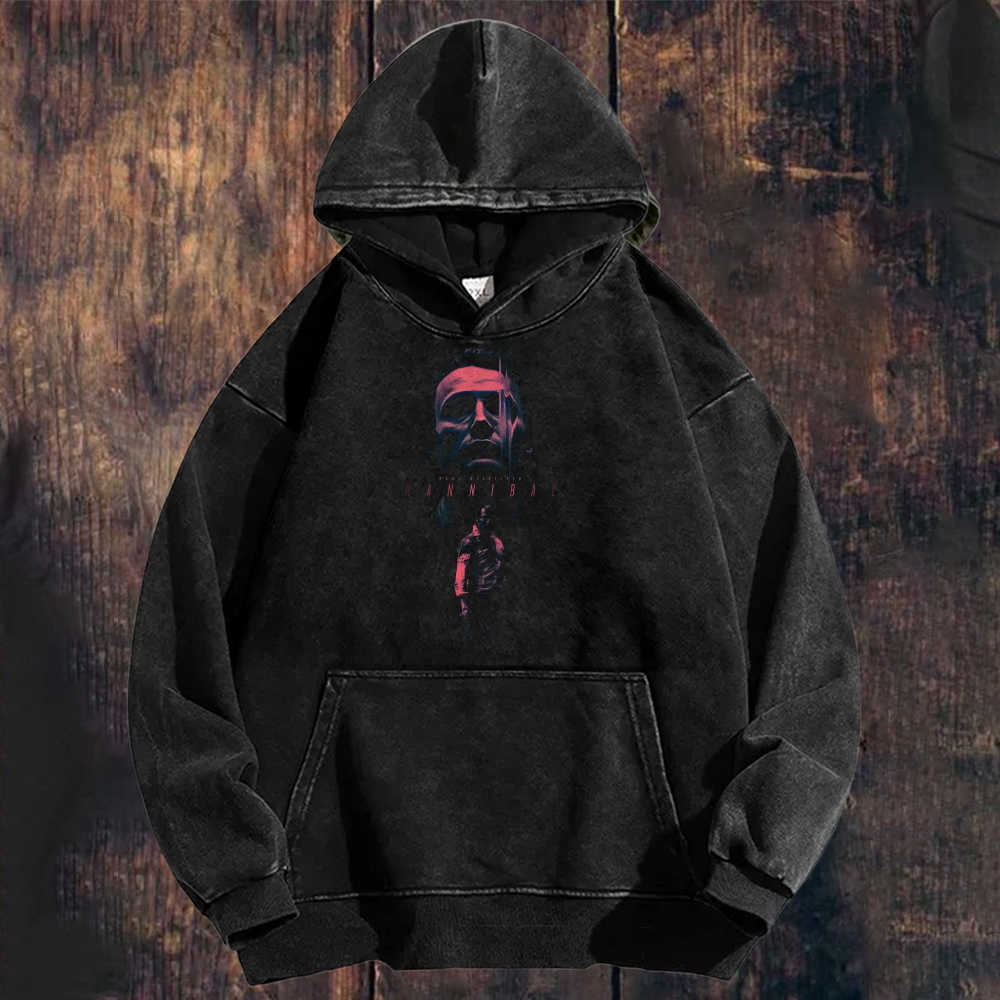 Unisex Washed  Hannibal hoodie