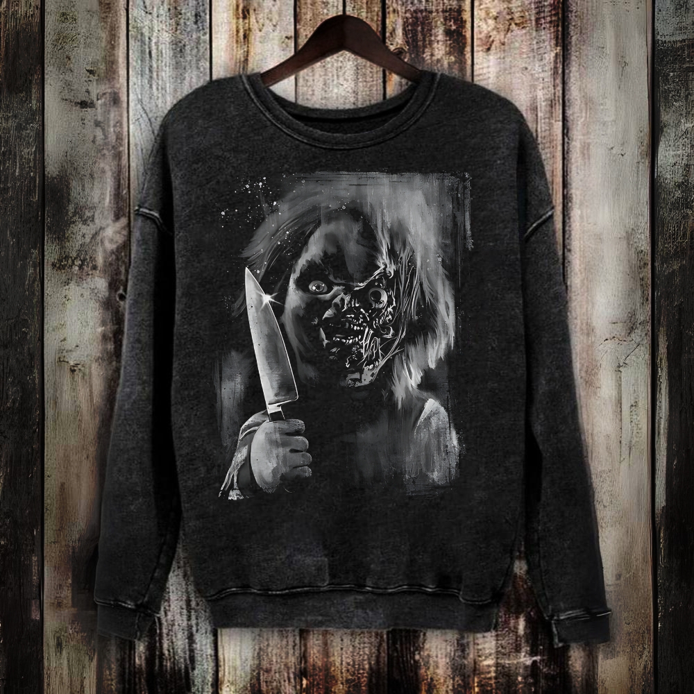 Unisex Vintage  Washed  Evil Dead Sweatshirt