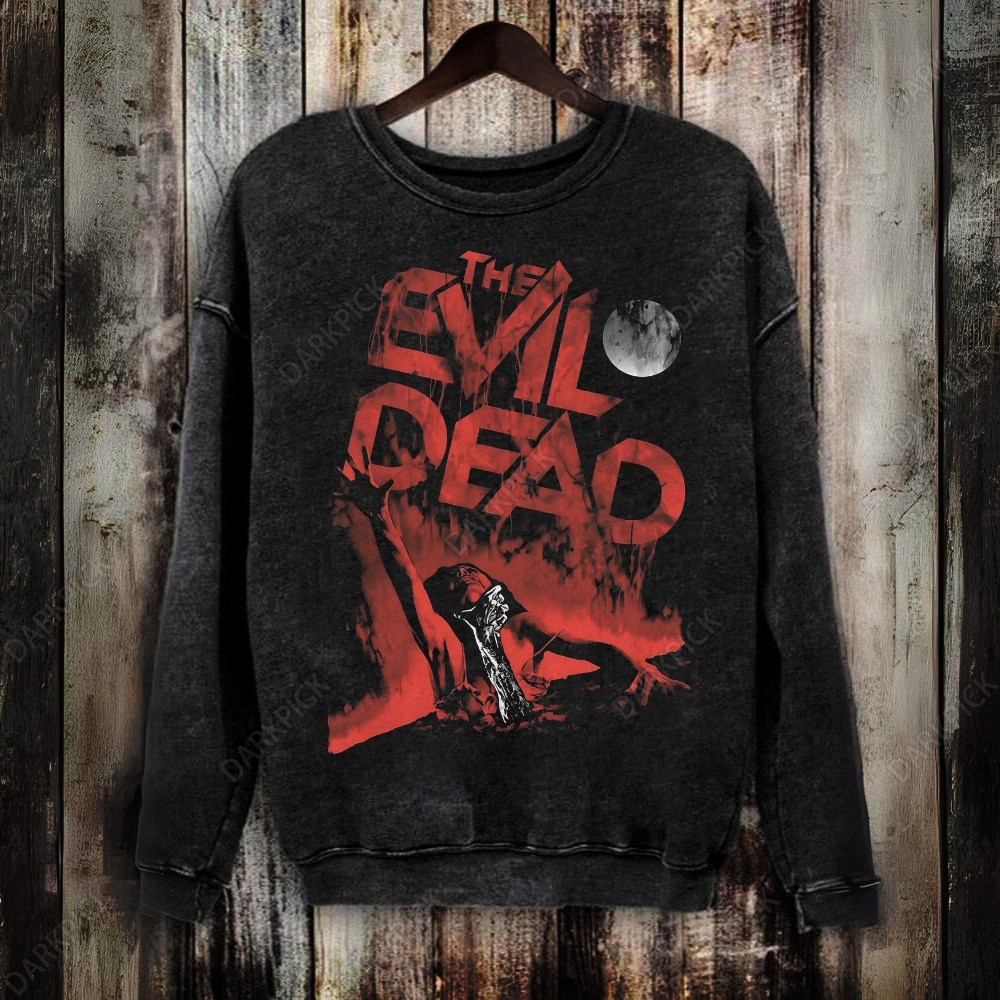Unisex Vintage Washed Evil Dead Sweatshirt