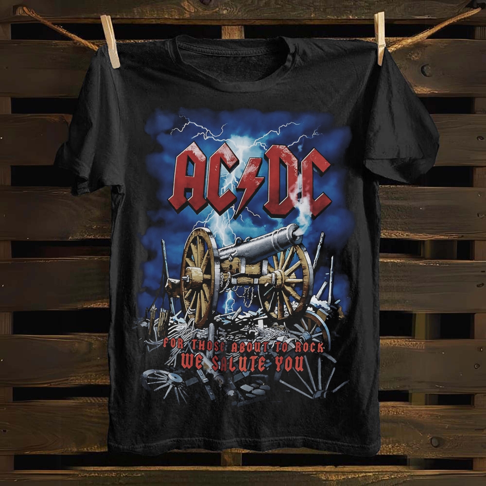Unisex cotton  ACDC Band T-shirt