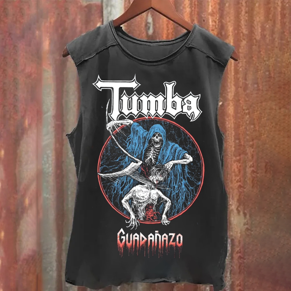 Unisex Vintage Washed Tumba - Guadañazo Tank Top