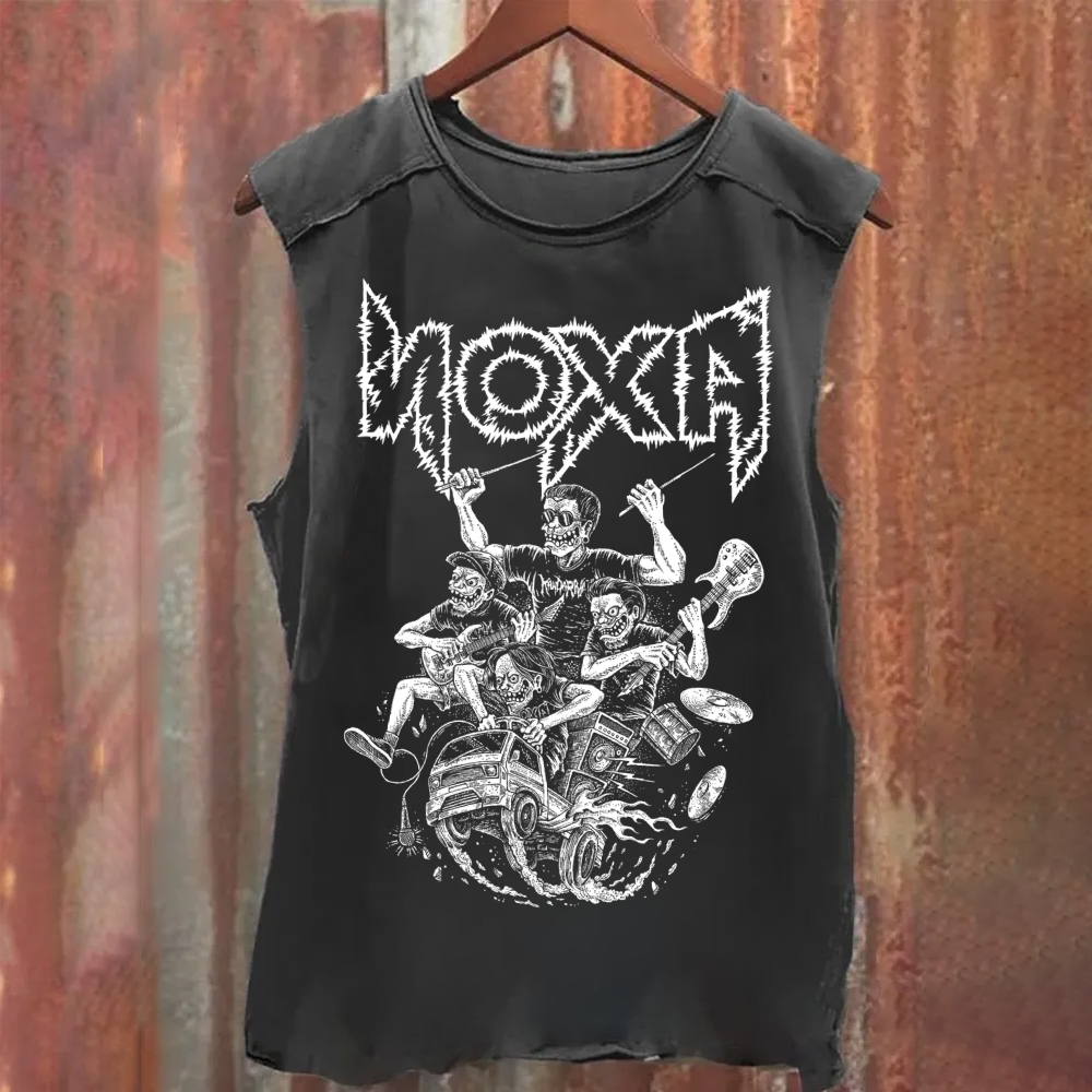 Unisex Vintage Washed  BAND NOXA  Tank Top