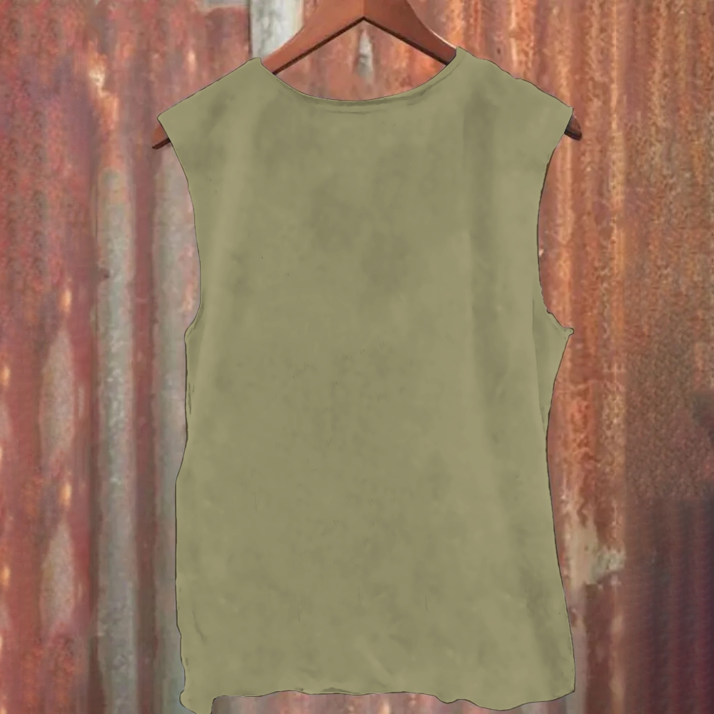 Unisex Casual Alien Specimen Printed Tank Top