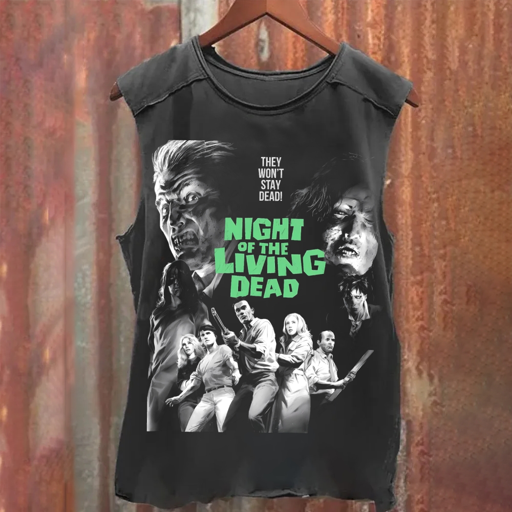 Unisex Vintage Washed Night of the Living Dead Tank Top