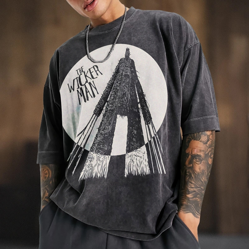Unisex Washed The Wicker Man T-shirt