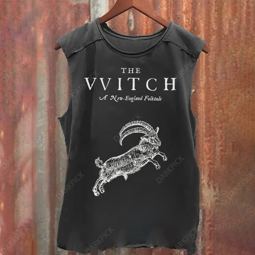 Unisex Vintage Washed The Witch Tank Top