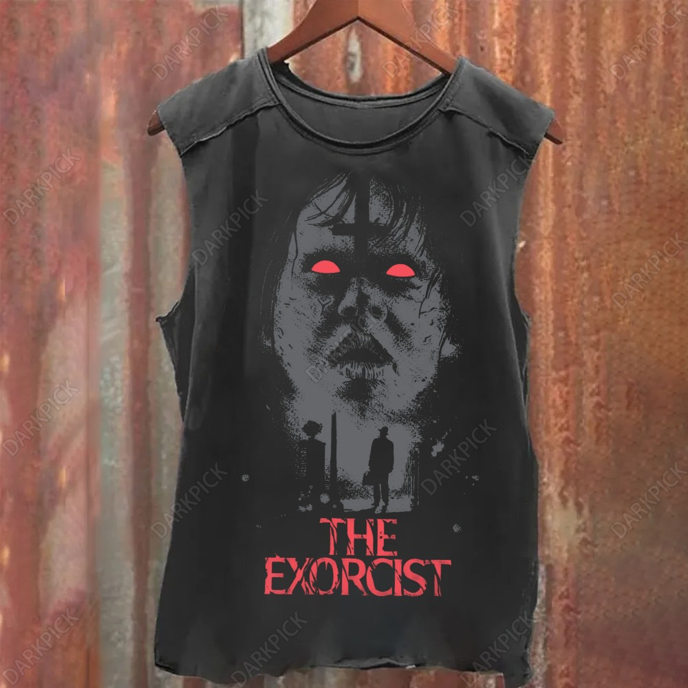 Unisex Vintage Washed The Exorcist Tank Top