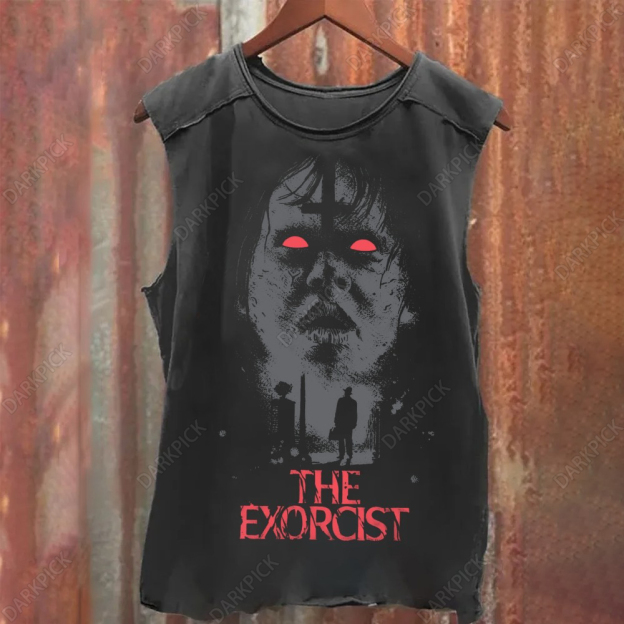 Unisex Vintage Washed The Exorcist Tank Top