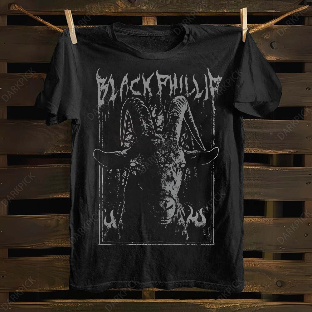 Unisex cotton The Witch Black Phillip T-shirt