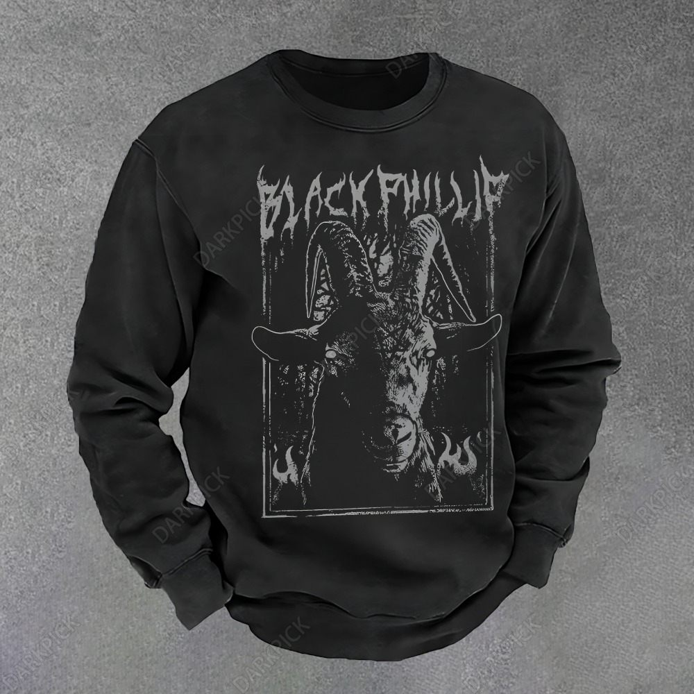 Unisex Vintage The Witch Black Phillip   Sweatshirt