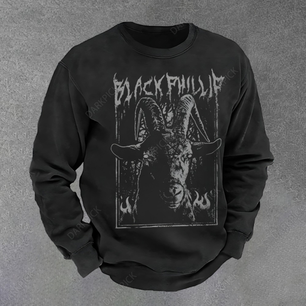 Unisex Vintage The Witch Black Phillip   Sweatshirt