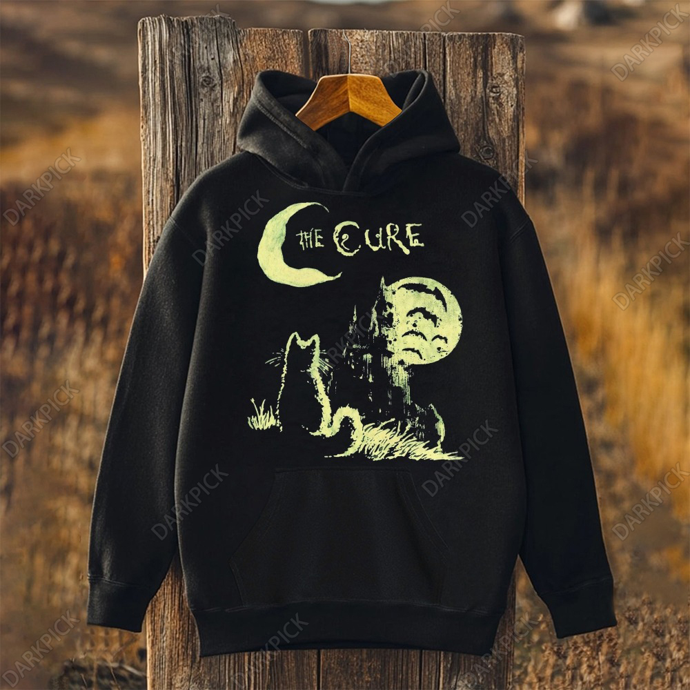 Unisex The Cure Printed Long Sleeve Hoodie