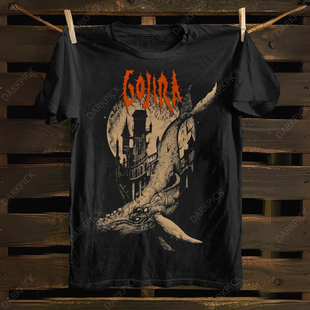 Unisex cotton Gojira Heavy Metal Band T-shirt