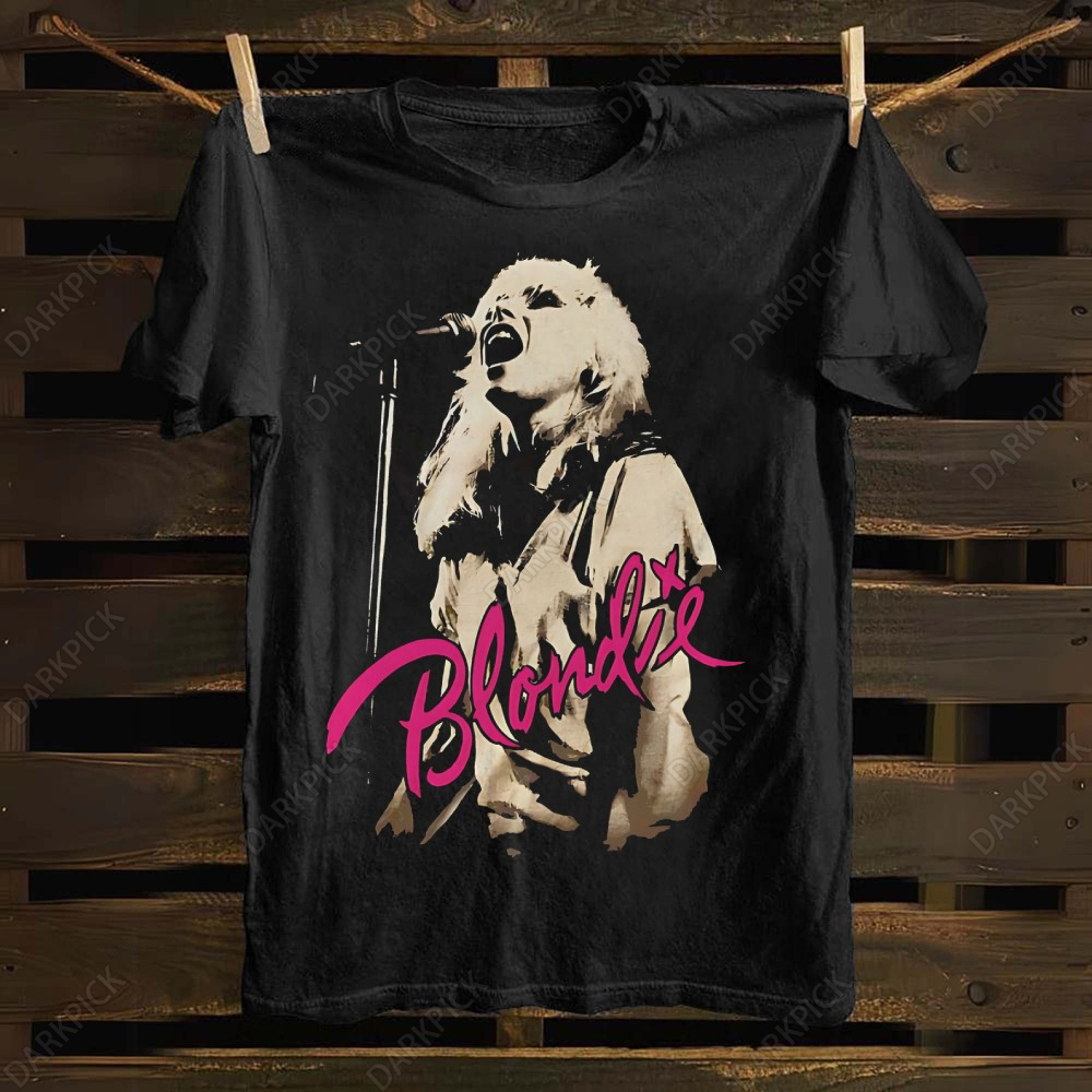 Unisex cotton Blondie Punk Rock Band T-shirt