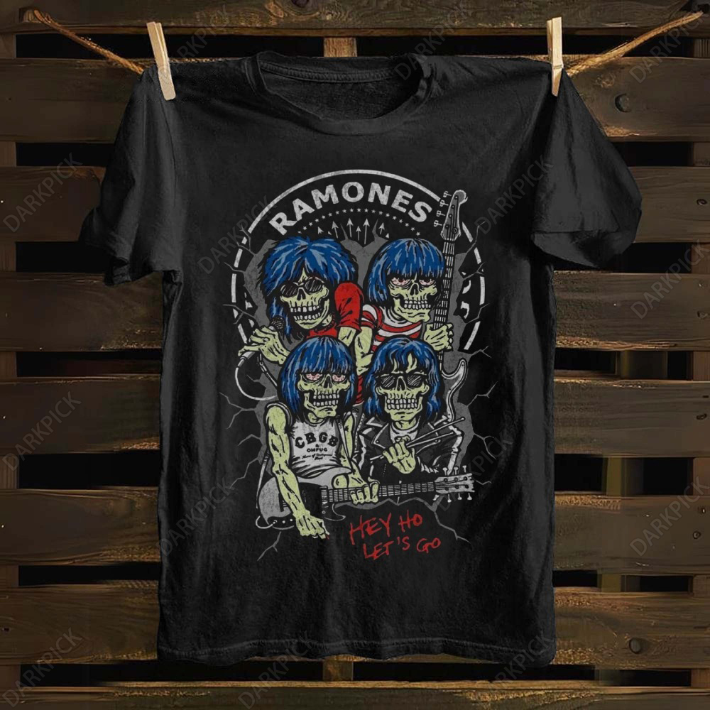 Unisex cotton Ramones Punk Rock Band T-shirt