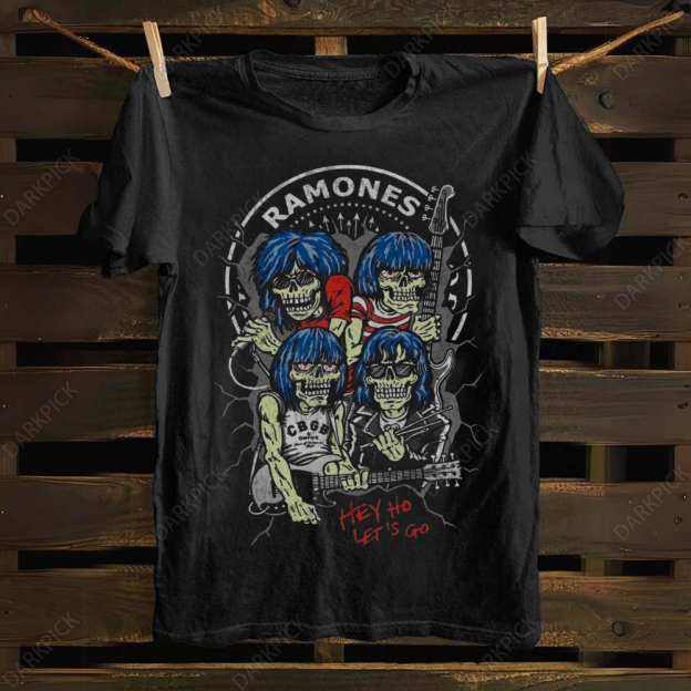 Unisex cotton Ramones Punk Rock Band T-shirt