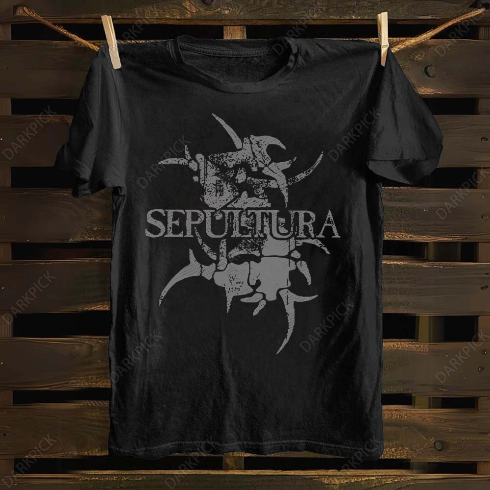 Unisex cotton Sepultura Heavy Metal Band T-shirt