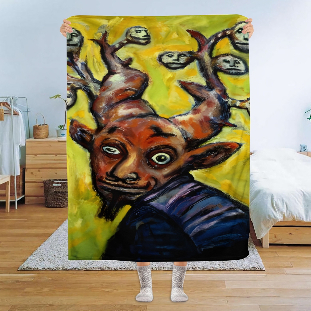 Artistic Graffiti Blanket