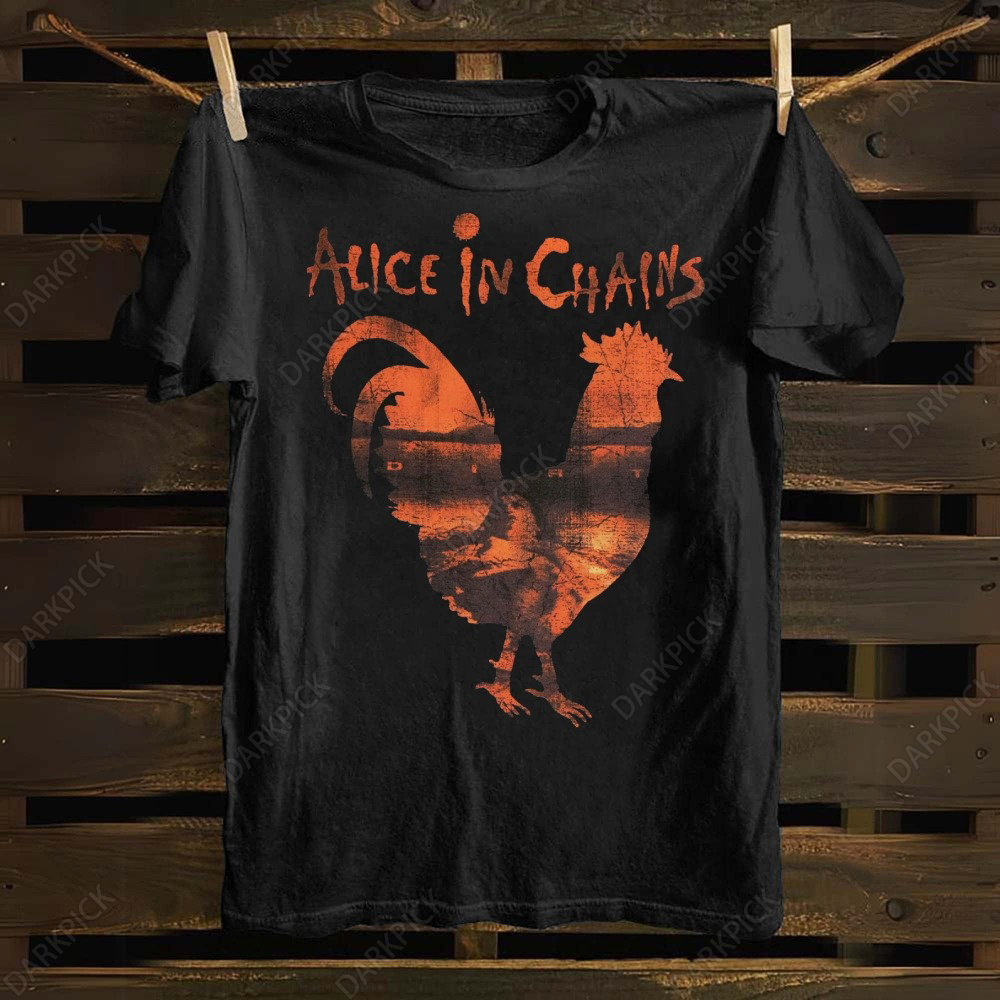 Unisex cotton Alice In Chains Band T-shirt
