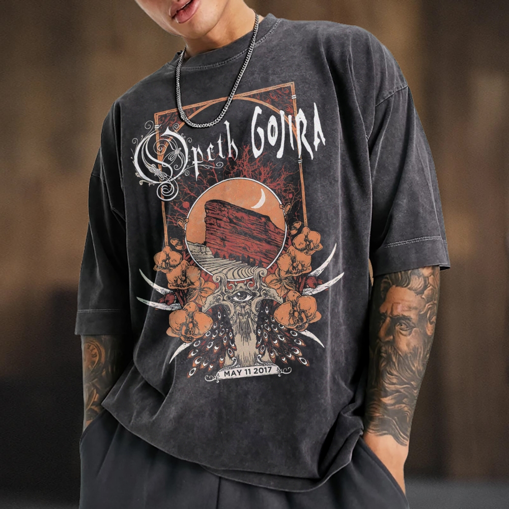 Unisex Washed Gojira T-shirt