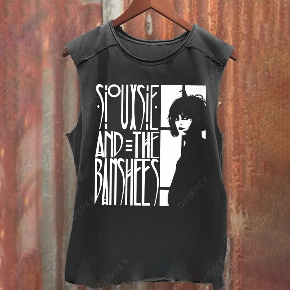 Unisex Vintage Washed Siouxsie and the Banshees Tank Top
