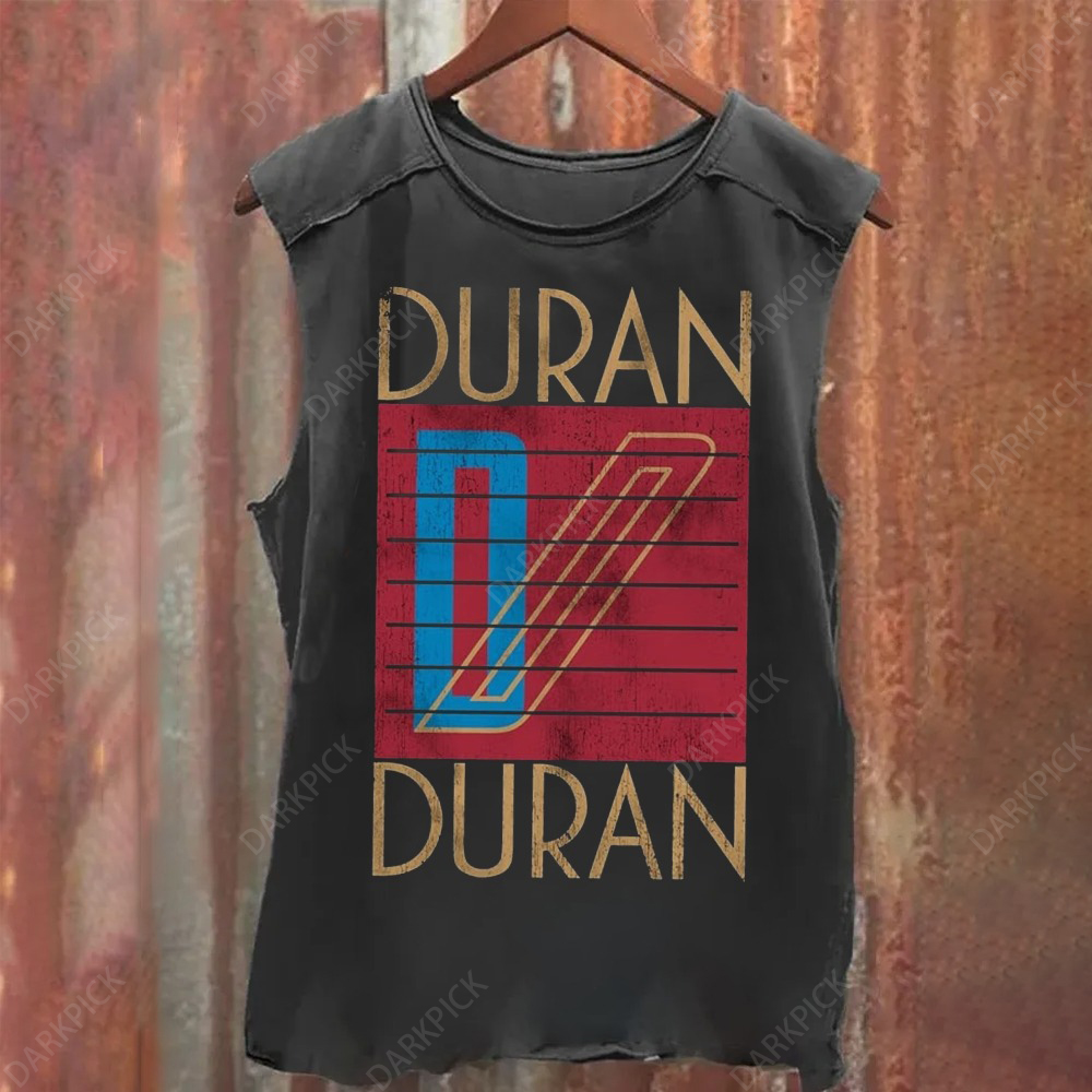 Unisex Vintage Washed Duran Duran Band Tank Top