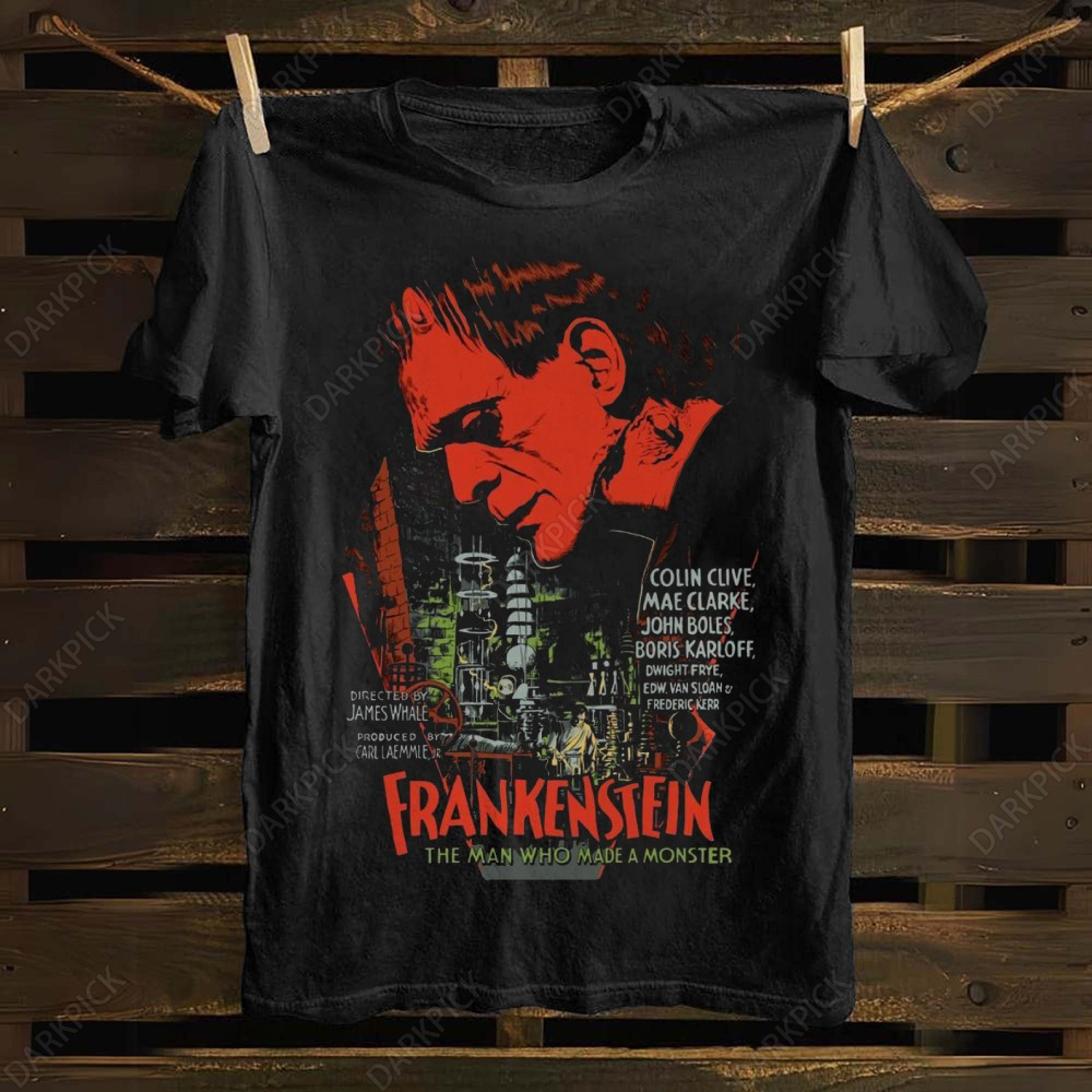 Unisex cotton Frankenstein Movie T-shirt