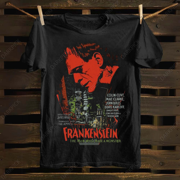 Unisex cotton Frankenstein Movie  T-shirt